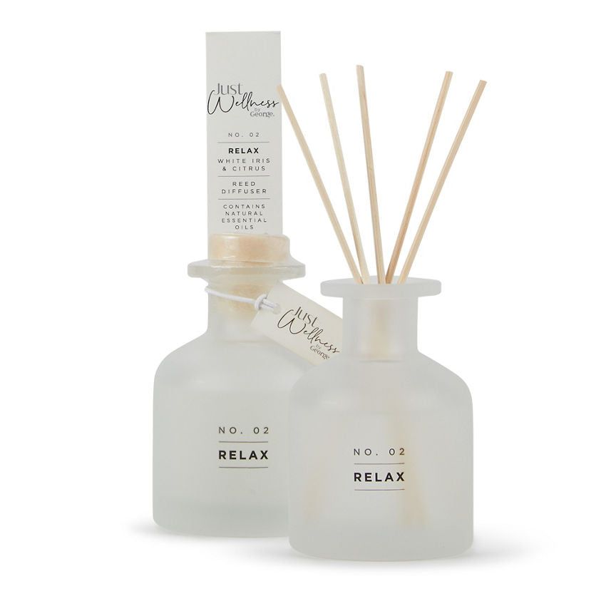 George Home Just Wellness White Iris and Citrus Reed Diffuser