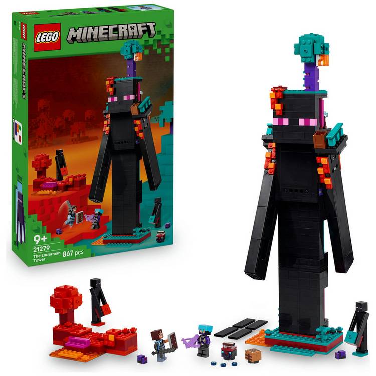 LEGO Minecraft Enderman Tower building set 867 pieces (British brand)