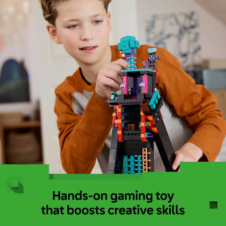 LEGO Minecraft Enderman Tower building set 867 pieces (British brand)