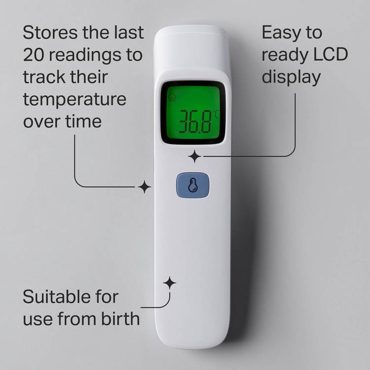 Tommee Tippee NoTouch infrared forehead thermometer - British product