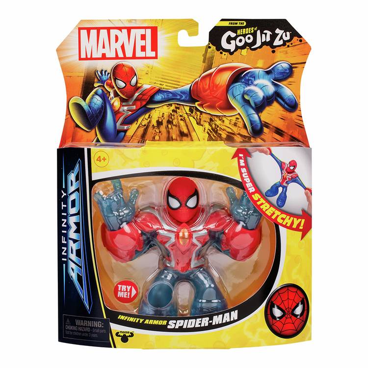 Heroes of Goo Jit Zu Infinity Armor Spider-Man figure 24.5cm - British product