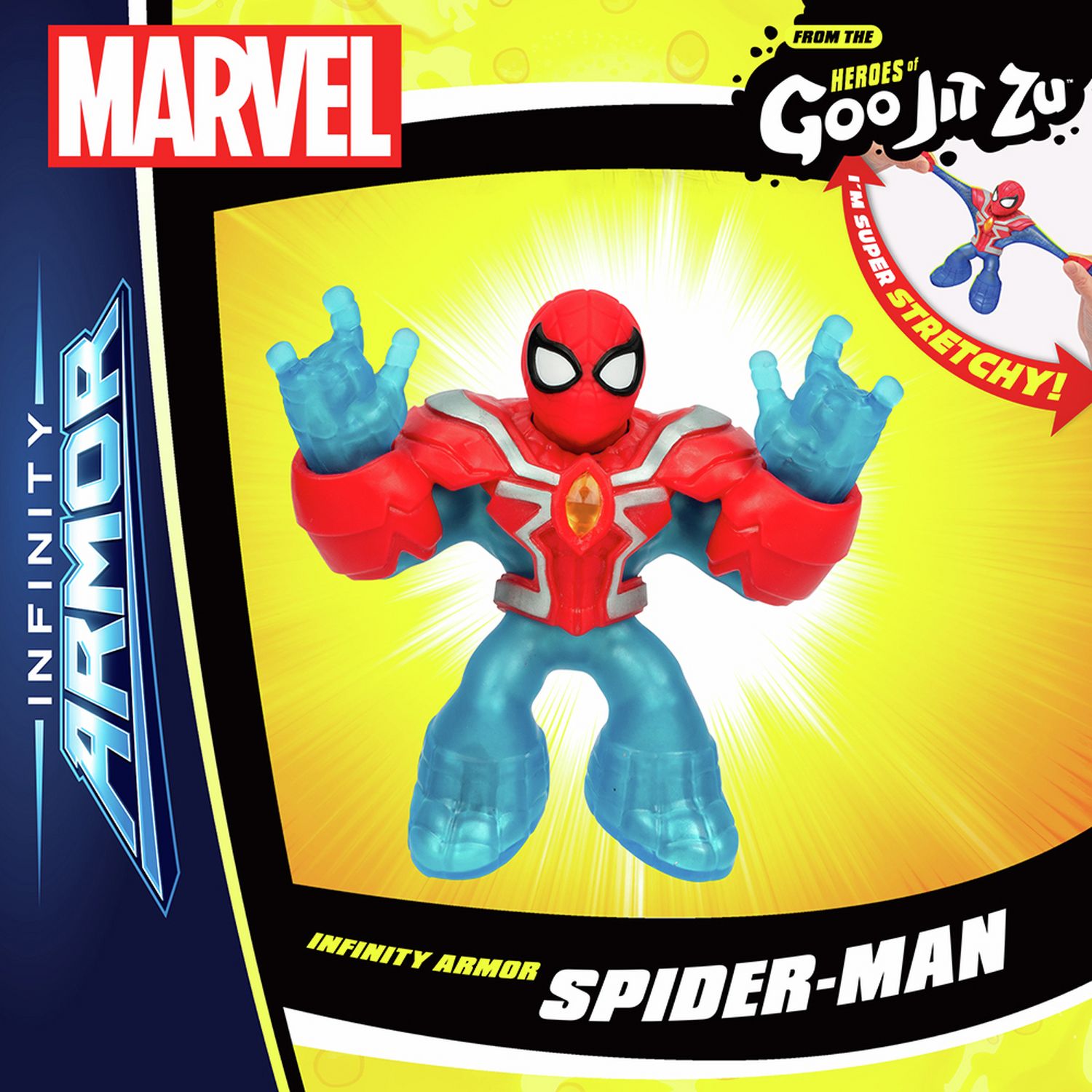 Heroes of Goo Jit Zu Infinity Armor Spider-Man figure 24.5cm - British product