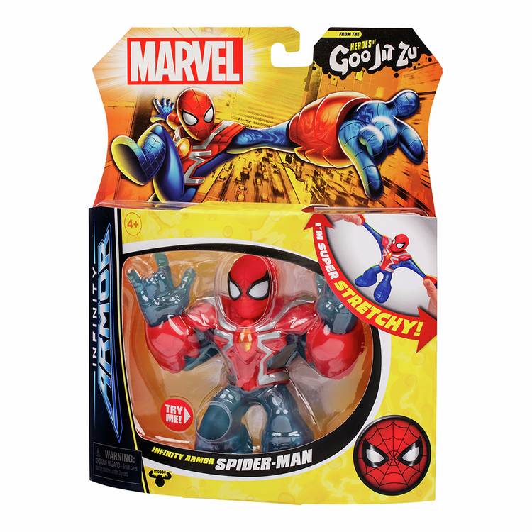Heroes of Goo Jit Zu Infinity Armor Spider-Man figure 24.5cm - British product