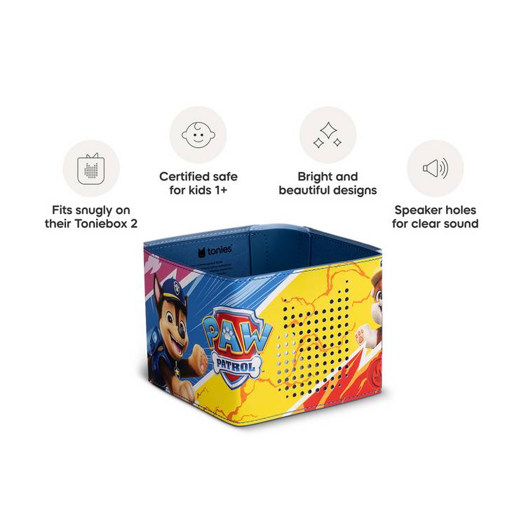 tonies PAW Patrol sleeve for Toniebox 2 (British brand)