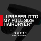 Remington travel hair dryer with diffuser - British product