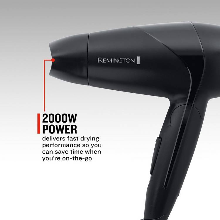 Remington travel hair dryer with diffuser - British product