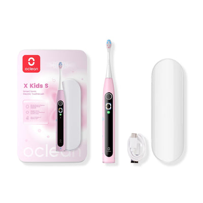 Argos Oclean X Kids Set Electric Toothbrush Pink- Buy online at McGrocer