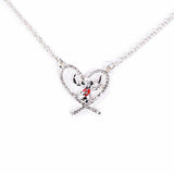 Custard London Disney Stitch pendant heart earrings set, imported from the UK