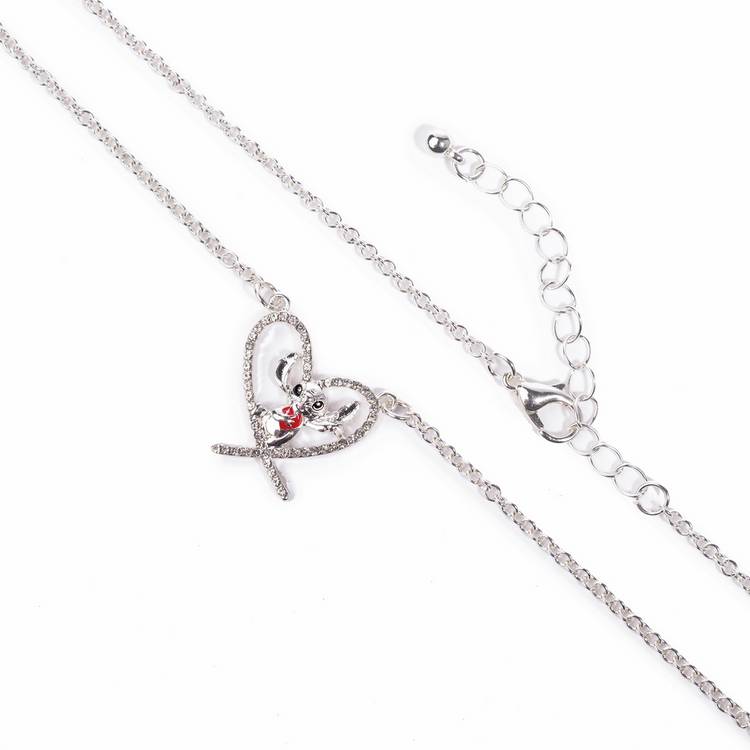 Custard London Disney Stitch pendant heart earrings set, imported from the UK