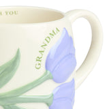 Argos Home lilac tulip cream mug 280ml - British product