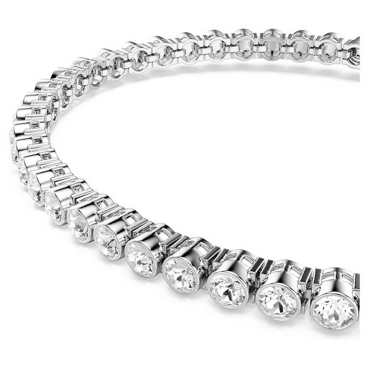 Swarovski rhodium plated crystal Imber Emily tennis bracelet 18cm (British brand)
