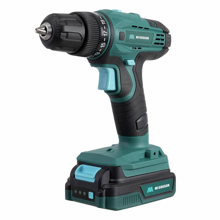 McGregor 18V 2Ah cordless drill driver, UK version