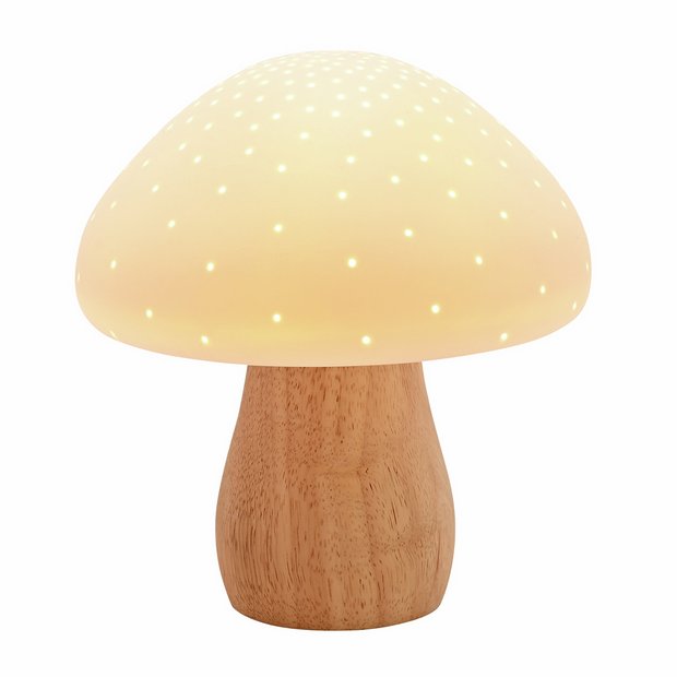 Hestia mushroom table lamp 20cm (British brand)