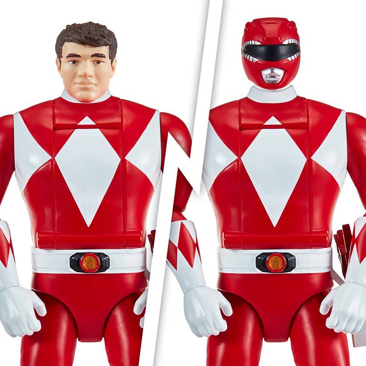 Power Rangers Red Action Figure Auto-Morphin 23cm - British product