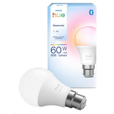 Philips Hue Essential B22 smart light bulb, pack of 1 (British brand)