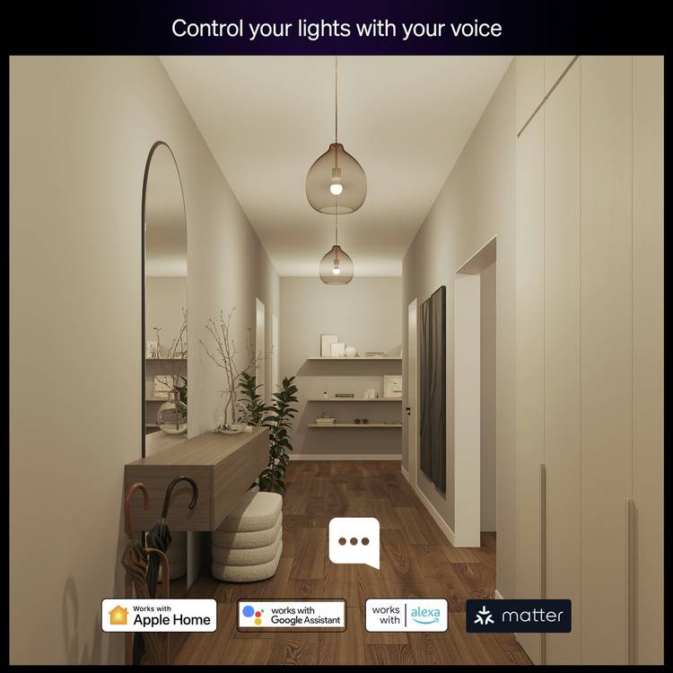 Philips Hue Essential B22 smart light bulb, pack of 1 (British brand)
