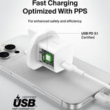 Belkin USB-C wall charger twin pack 25W - British product