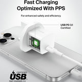 Belkin USB-C wall charger twin pack 25W - British product