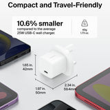Belkin USB-C wall charger twin pack 25W - British product