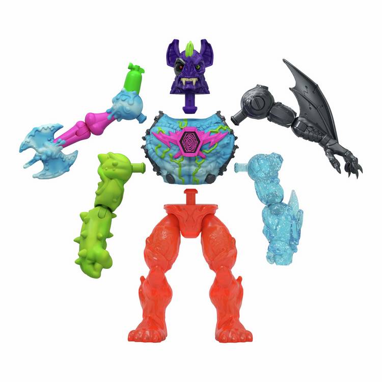 MrBeast Lab Fusion action figure pack with 5 figures (British brand)