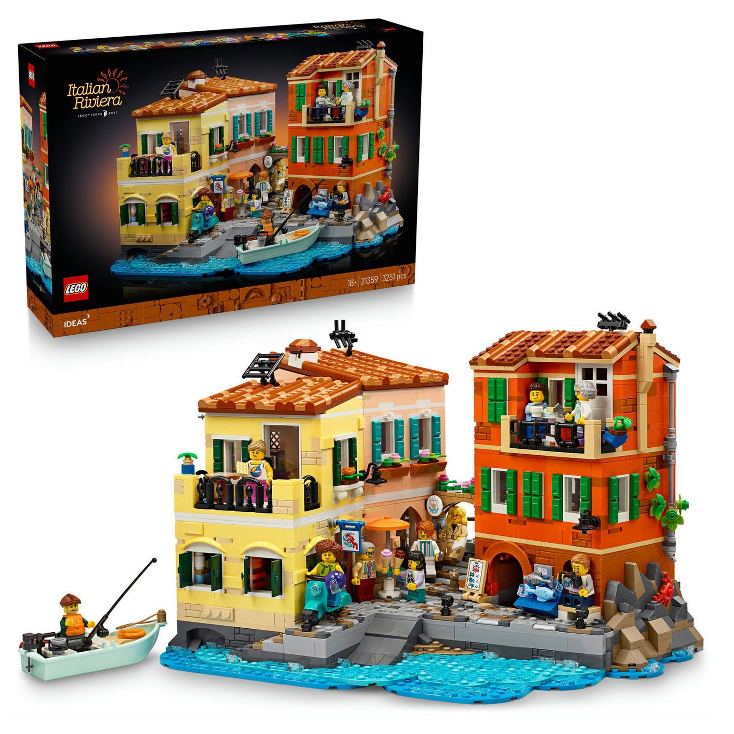 LEGO Italian Riviera building set 3251 pieces, imported from the UK