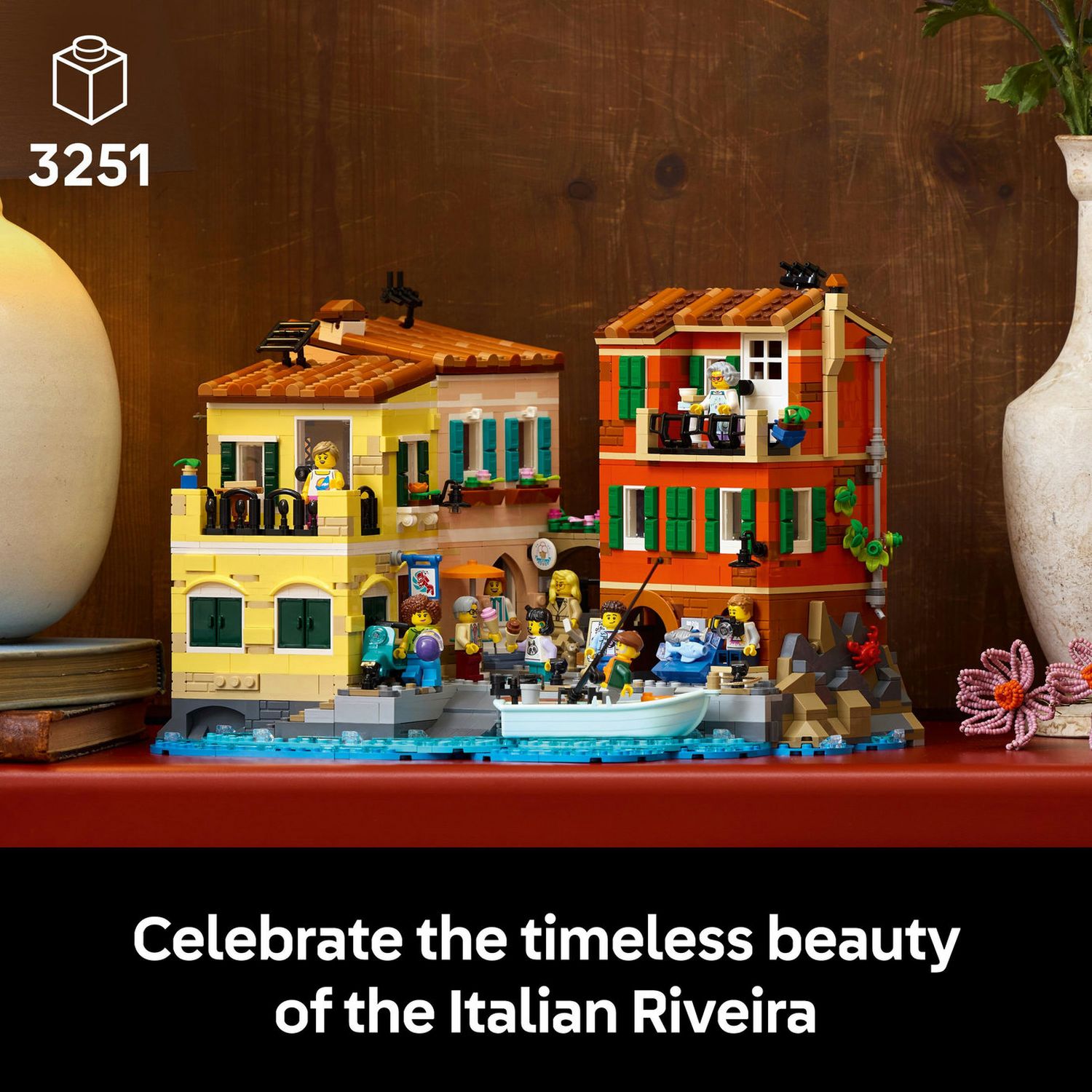 LEGO Italian Riviera building set 3251 pieces, imported from the UK