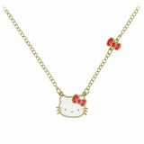 Hello Kitty jewellery set with pendant necklace and stud earrings (British brand)