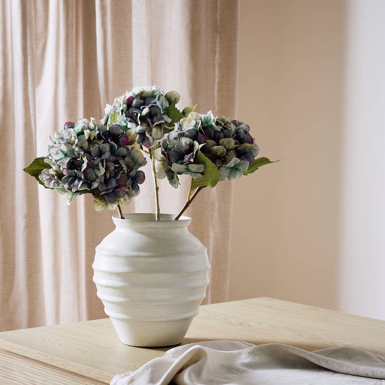 Argos Home Artificial Blue Hydrangea Stem 3 Pack - 61cm
