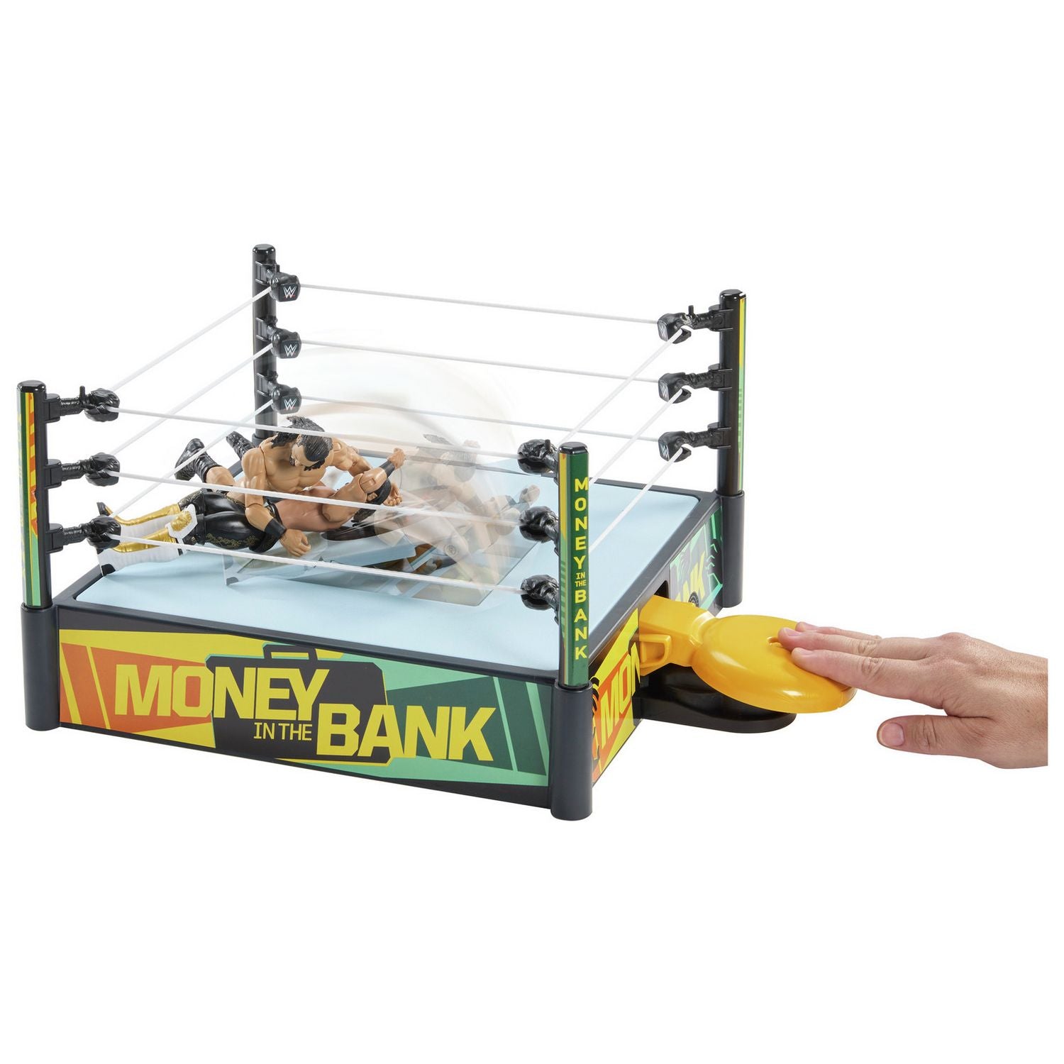 WWE Money In The Bank Cash-In Ring playset, imported from the UK
