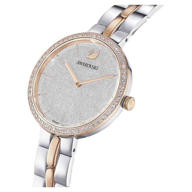 Swarovski Cosmopolitan bracelet watch rose gold stainless steel 40mm - British product