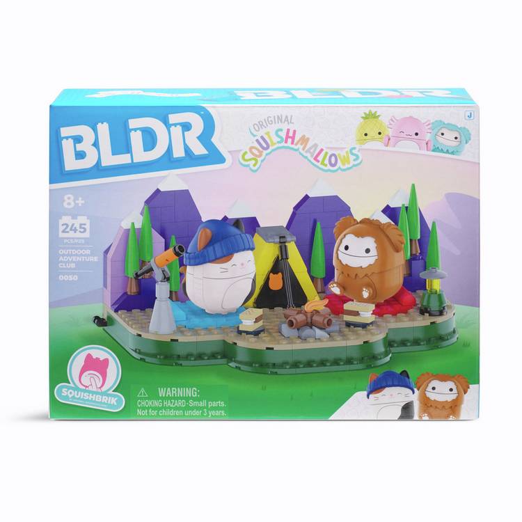 Squishmallows Cam and Benny camping playset (British brand)