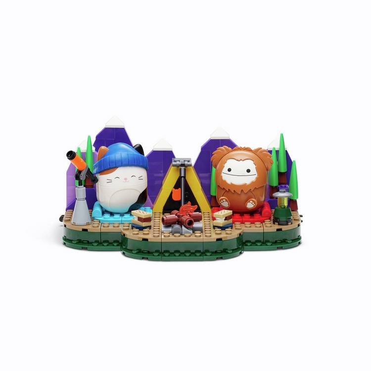 Squishmallows Cam and Benny camping playset (British brand)