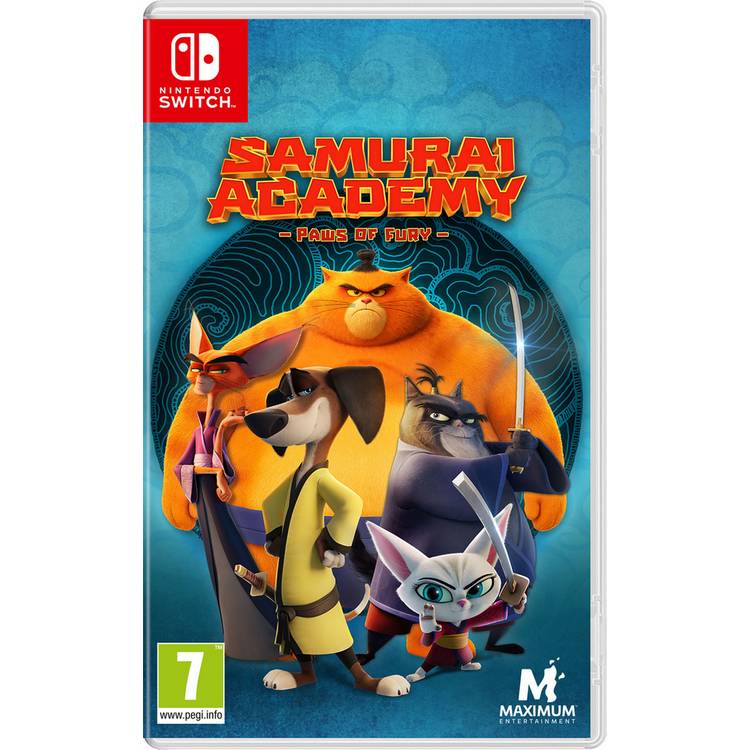 Samurai Academy Paws of Fury Nintendo Switch game (British brand)