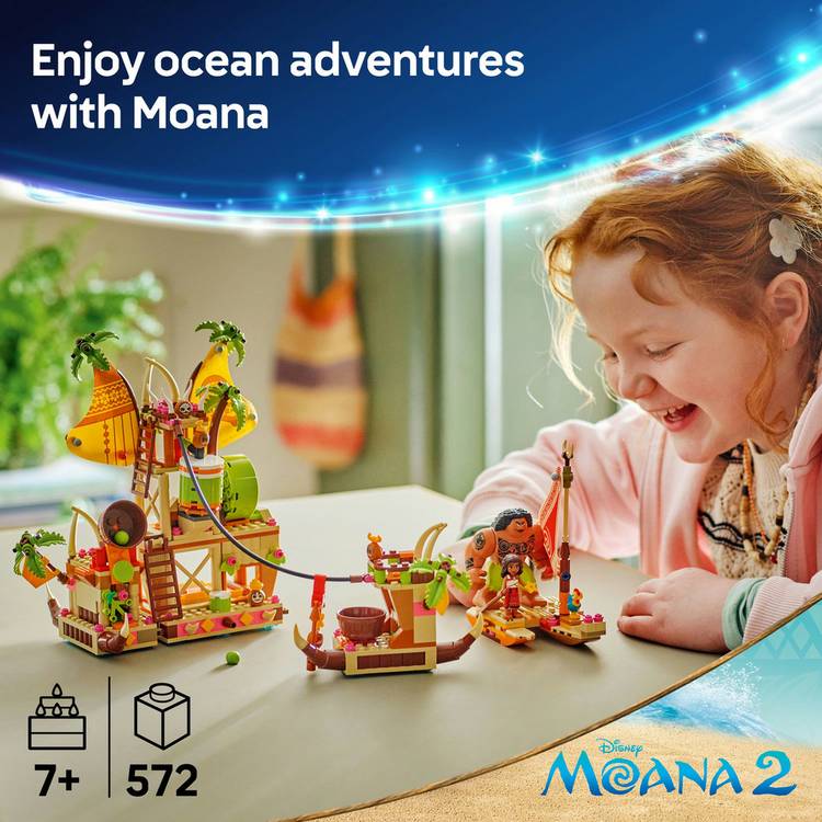 LEGO Disney Moana 2 Kakamora Barge building toy 43258 - British product