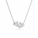 Swarovski rhodium plated heart necklace 38cm - British product