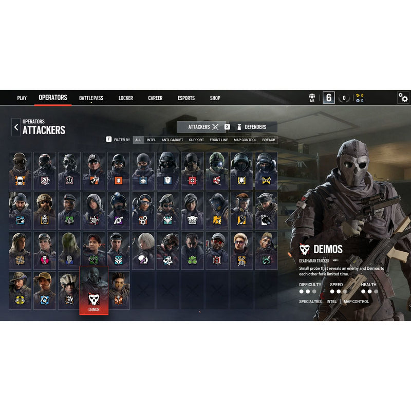 Tom Clancy's Rainbow Six Siege X Elite Edition game disc, UK version