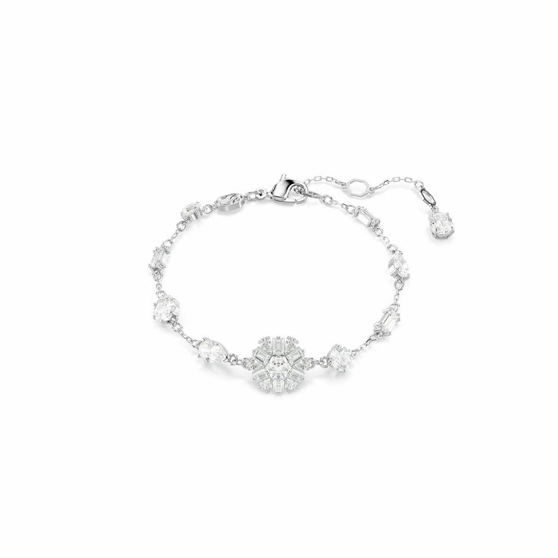 Swarovski Idyilla rhodium plated crystal bracelet, imported from the UK