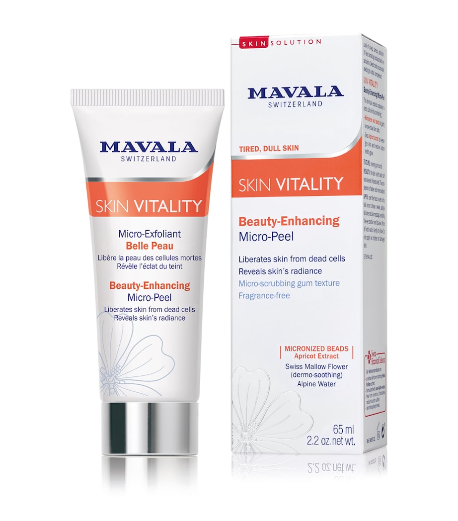 Mavala Skin Vitality Beauty Enhancing Micro-Peel facial scrub 65ml, imported from the UK