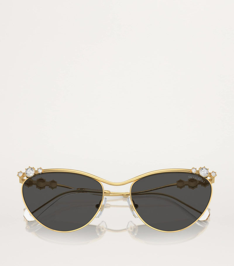 Swarovski Metal SK7017 Sunglasses (British brand)