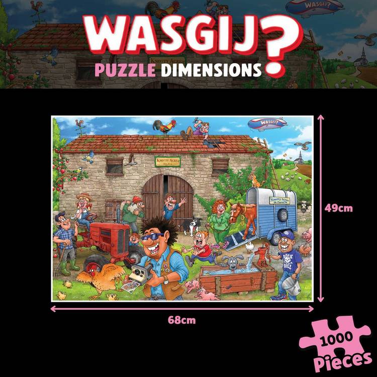 Wasgij Harvesting Happiness destiny jigsaw puzzle 1000 pieces (British brand)