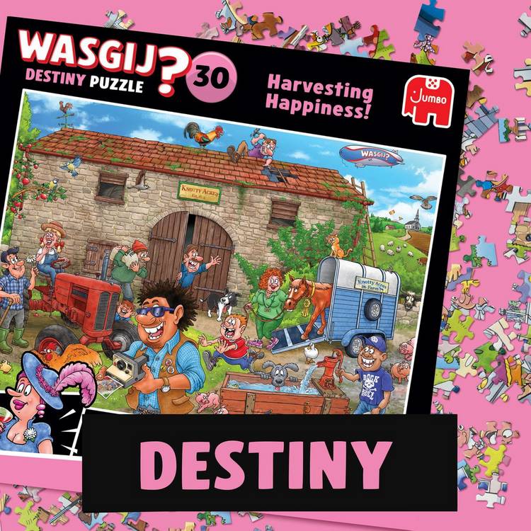 Wasgij Harvesting Happiness destiny jigsaw puzzle 1000 pieces (British brand)