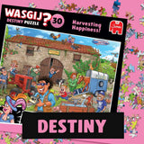 Wasgij Harvesting Happiness destiny jigsaw puzzle 1000 pieces (British brand)