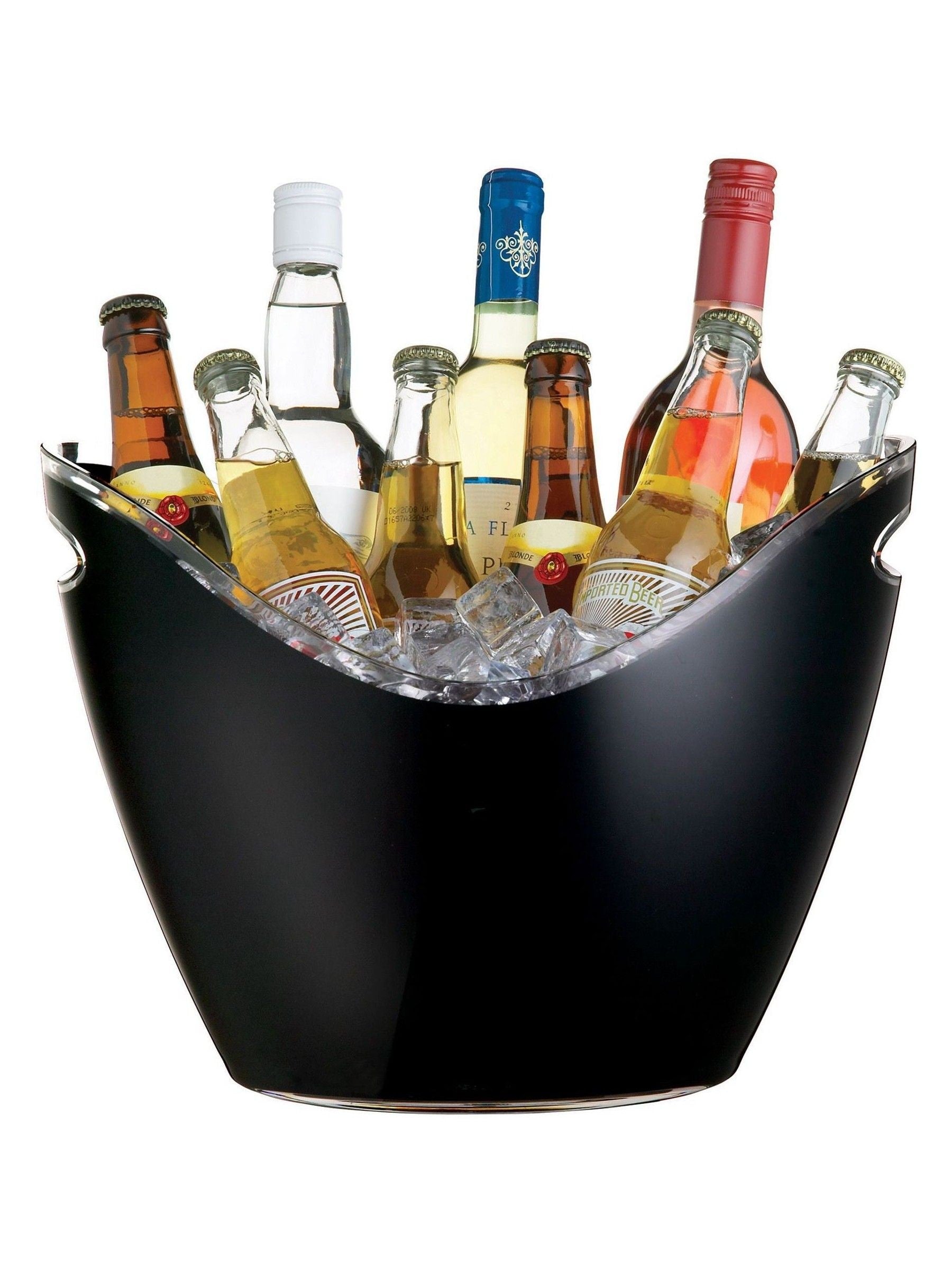 Barcraft black acrylic drinks cooler - British product
