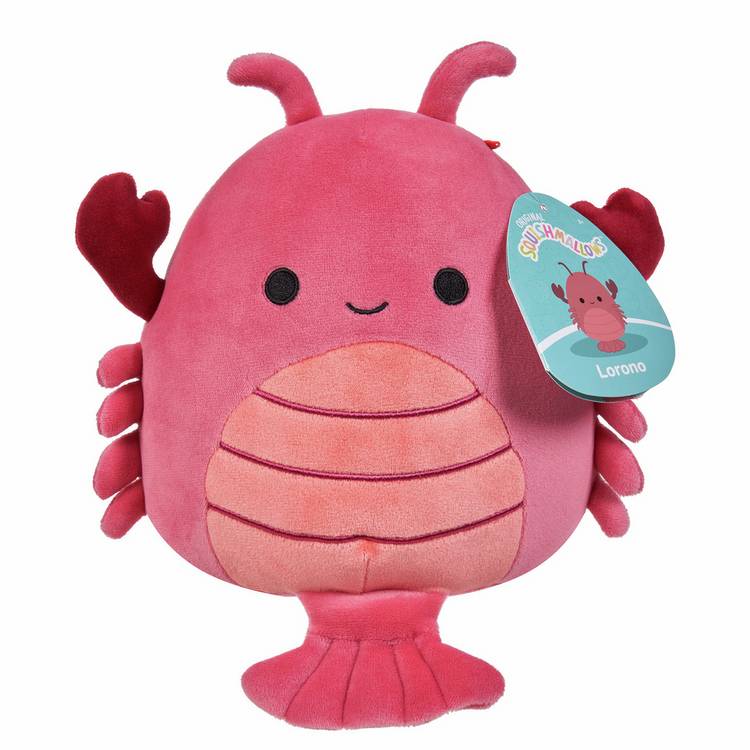Squishmallows Lorono red lobster soft toy 7.5in - British product