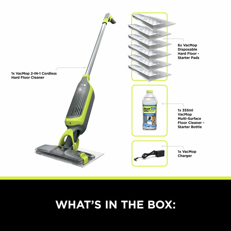 Shark VacMop Cordless vacuum mop hard floor cleaner (British brand)
