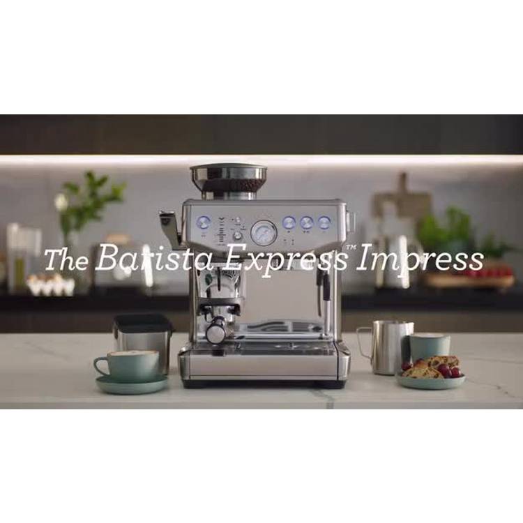 Sage Barista Express Impress espresso coffee machine, UK version