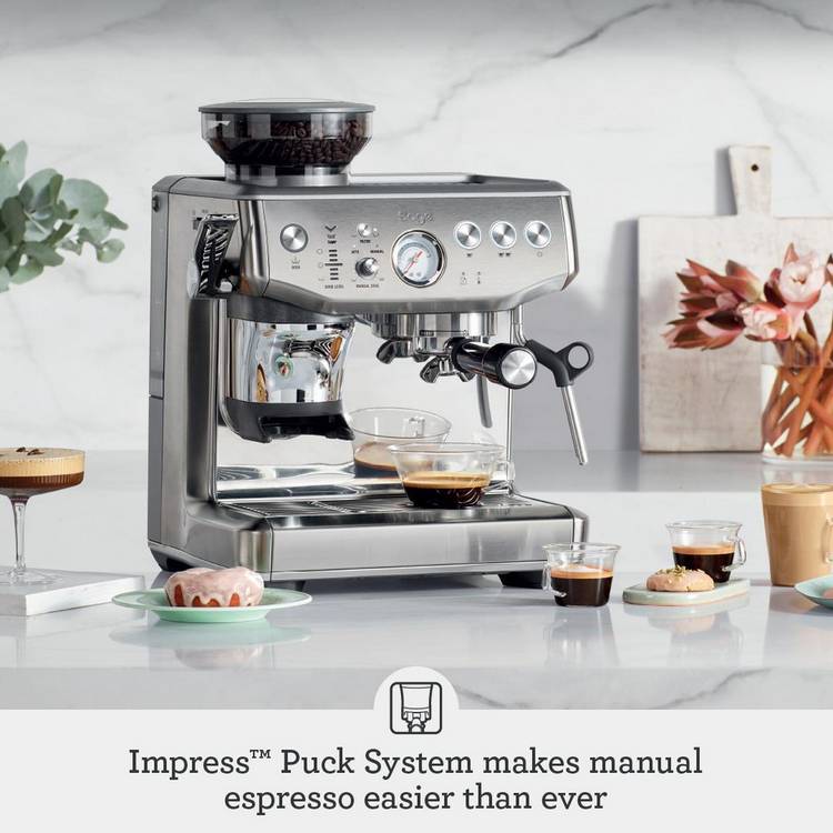 Sage Barista Express Impress espresso coffee machine, UK version