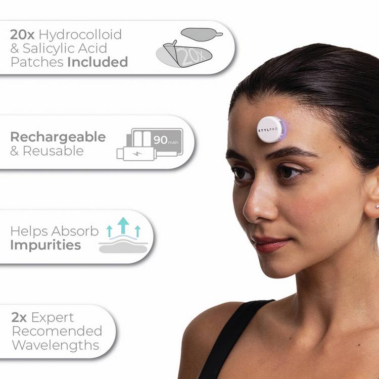 STYLPRO LED pimple patch set (British brand)