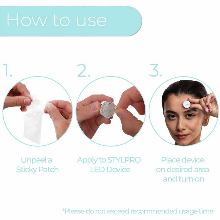 STYLPRO LED pimple patch set (British brand)