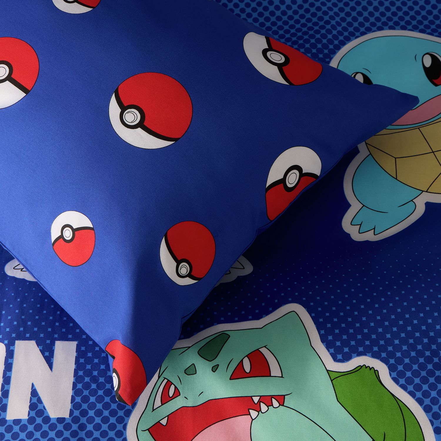Pokémon Powerful Blue Kids Bedding Set - Double